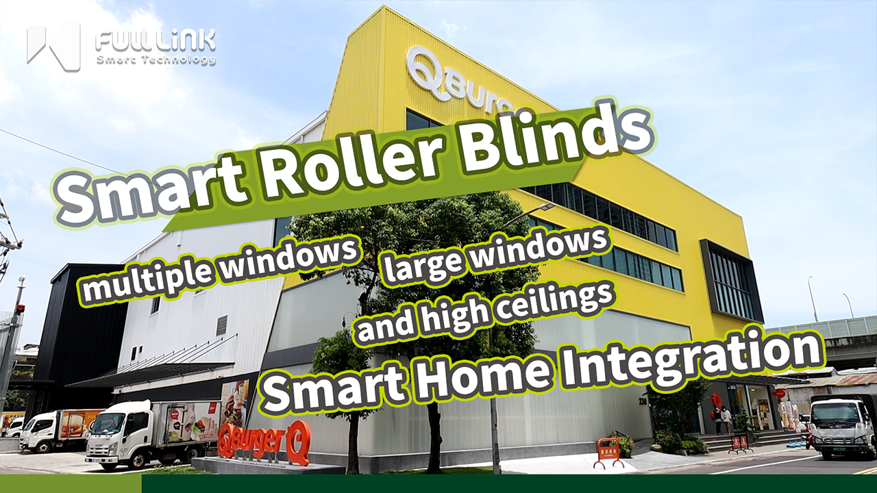 Smart Roller Blinds System l Multiple Windows, Large Windows and High Ceilings l Smart Home