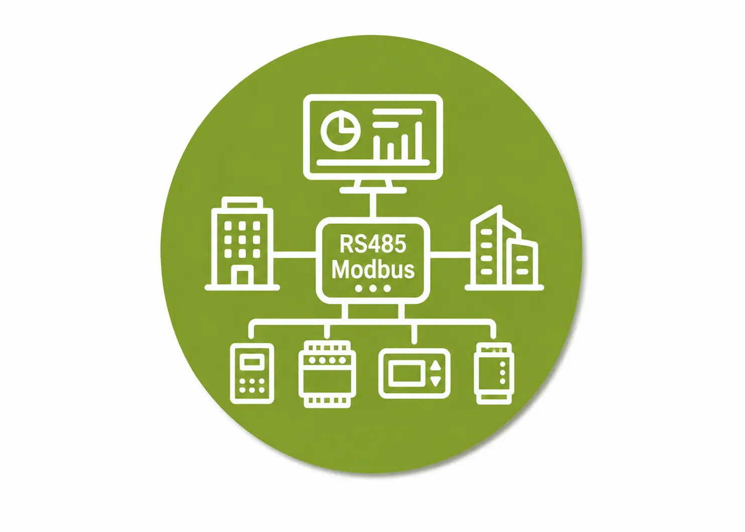 RS485 Modbus 智慧窗簾整合圖控系統